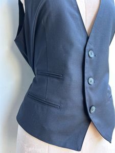 Classic navy blue waistcoat