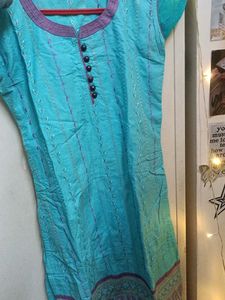 Stylish Blue Kurti