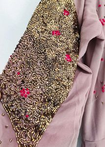 New Wedding Anarkali Dress Stone Work