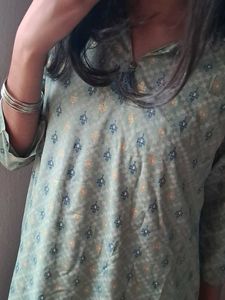 Sage Green Printed Tunic 🪻✨️