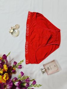Red UOMO Briefs