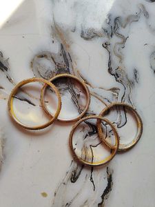 Partywear Bangles, Golden Shine Beads