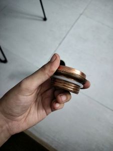 Copper Water Bottle Hammered Design