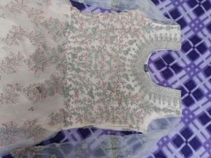 Elegant Ethnic Cream colour Gown