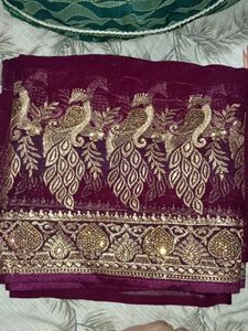 New Saree With Blouse Piece