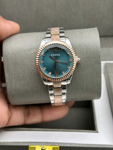 FOSSIL PREMIUM LADIES WATCH WITH TIN BOX