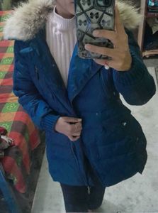 Fur Collar Padded Coat