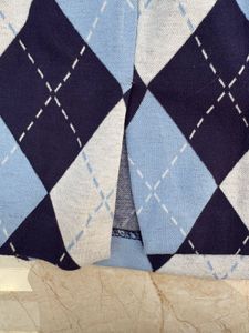 H&amp;M Mini Skirt Blue Plaid Size XS