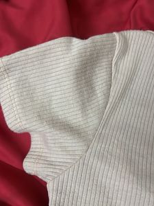 Peach Crop Top