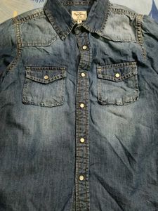 Kids Denim Shirt &amp; Jeans Set. little damage