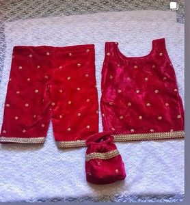 Baby Dress And Potli