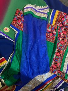 Blue Dress Material