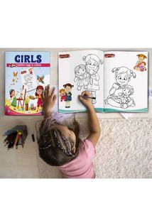 Girls Creative Coloring Book