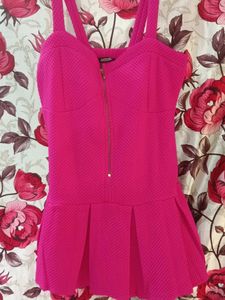 Hot Pink Mini Dress