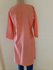 Peach Color Kurti