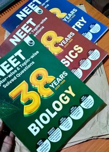NEET Exam Prep Books - 38 Years of Solved Question