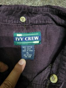 Burgundy Corduroy Button-Down Shirt &amp; Pant