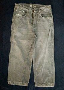 Metro Comfort Loose Jeans: Cast Iron Grey