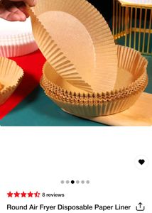 Air Fryer Disposable Paper Liners (50-Piece)