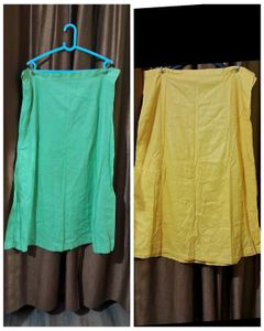 Combo Of 2 Petticoat Free Size upto 42 inches
