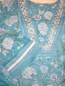 Pure Cotton With Chicken Lace