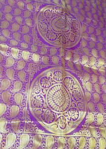 Banaras Purple &amp; Gold Shirt