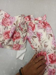 URBANIC Floral Off-Shoulder Top