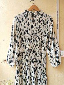 Fig Printed Pleated Dress (Women)