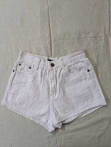 Plain White Shorts