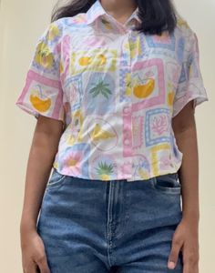 Zudio Tropical Shirt Cropped
