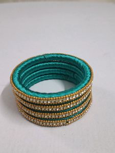 20% Off !! Handmade Silk Thread Bangles - 4
