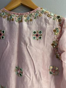 2 Piece Set Of Mirror Work Suit