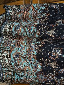 Boho Print Maxi Skirt