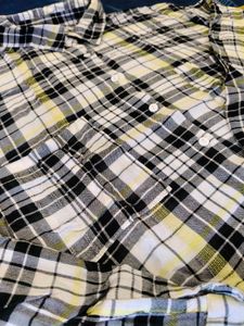 Zudio Checkered Boxy- Cropped Shirt