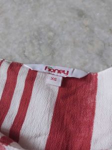 Striped Puff Sleeve Top