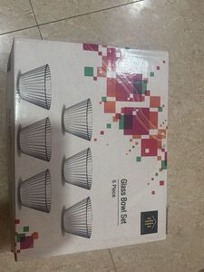 Set Of 6-Glass Dessert Bowls