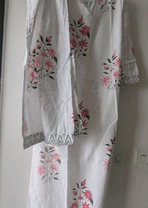 2 Peice Floral Print Kurta Set