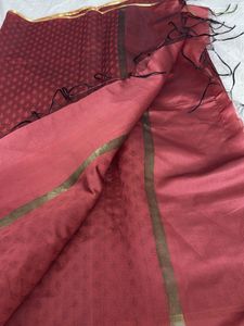 Maroon Banarasi Dupatta