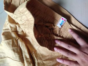 Beige Wide Leg Linen Palazzo