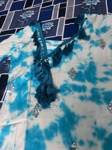 new dresss sky blue colour