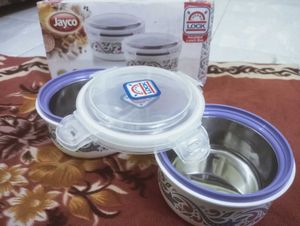 2 Thermo Lock Insulated Lunch Box Set