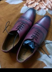 (NEW) LOUIS STITCH Men Textured Leather Shoes