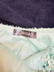 Sequin Party Crop Top