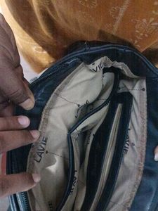 Lavie Black &amp; Sliver Crossbody Bag