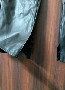Bershka leather pants