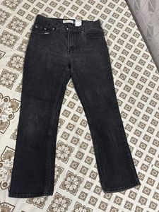 Charcoal Black Bootcut Jeans