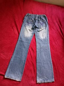 Aesthetic Pinteresty Mid-rise Blue Denim Jeans