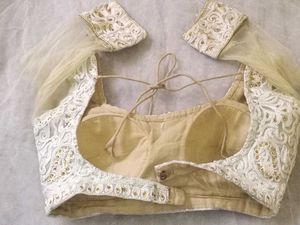 Elegant White Embroidered Blouse