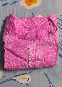 beautiful Pink cotton short top