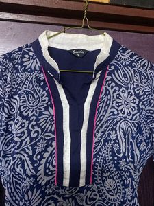 Navy Blue Top